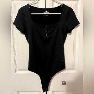 Hollister Black Bodysuit - Size M
